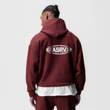 0648. Tech-Terry™ Hoodie - Crimson "Global"