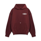 0648. Tech-Terry™ Hoodie - Crimson "Global"
