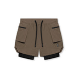 0651. Tetra-Lite® 5" Liner Cargo Short - Deep Taupe
