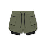 0651. Tetra-Lite® 5" Liner Cargo Short - Olive