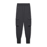 0654. Tech-Terry™ Cargo High Rib Jogger - Dusk Black