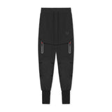 0690. Tetra-Lite® Tech High Rib Jogger - Black "Wings"