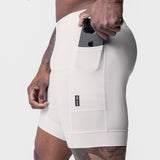 0746. WarpFlexx® Side Pocket 1/2-Length Legging - Stone