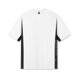0779. Supima® Mesh Panel Oversized Tee - White