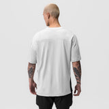 0779. Supima® Mesh Panel Oversized Tee - White