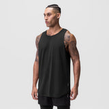 0780. Supima® Extended Tank Top - Dusk Black