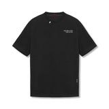 0797. Tech Essential™ Relaxed Tee - Black "Brush Wings/ASRV"