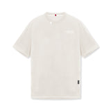 0797. Tech Essential™ Relaxed Tee - Stone/White "Brush Wings/ASRV"