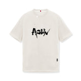 0797. Tech Essential™ Relaxed Tee - Stone "Koi"