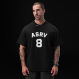 0797. Tech Essential™ Relaxed Tee  -  Black "ASRV 8"