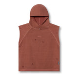 0799. Tech Essential™ Cutoff Hoodie - Faded Brick