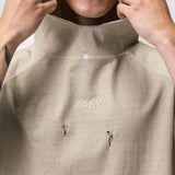 0799. Tech Essential™ Cutoff Hoodie - Faded Beige