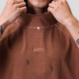0799. Tech Essential™ Cutoff Hoodie - Faded Rust