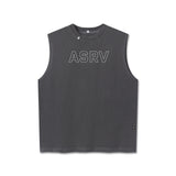 0807. Tech Essential™ Relaxed Cutoff - Faded Grey "Outline"