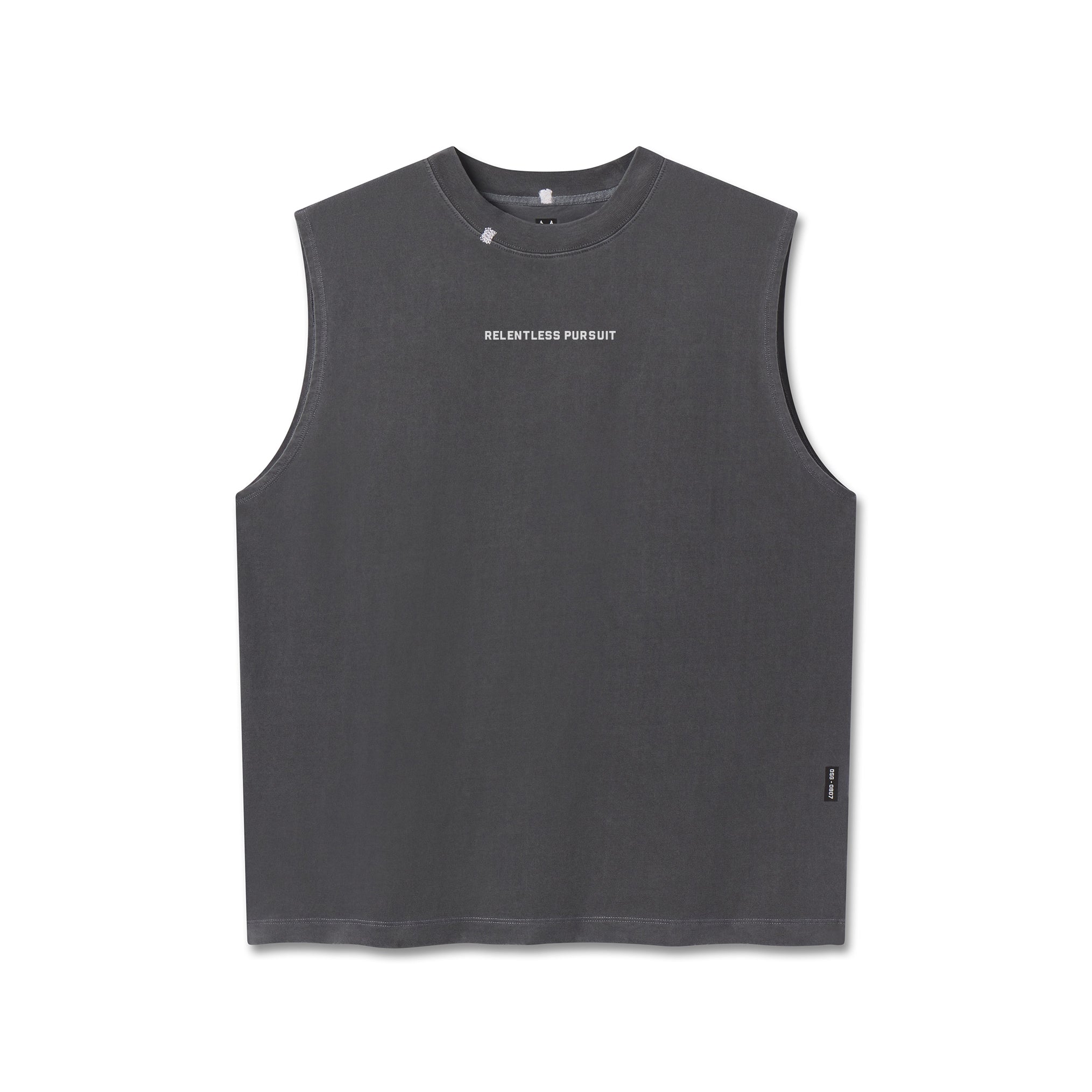 0807. Tech Essential™ Relaxed Cutoff - Faded Grey "RP Korean"