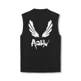0807. Tech Essential™ Relaxed Cutoff - Black "Brush Wings/ASRV"