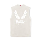 0807. Tech Essential™ Relaxed Cutoff - Stone/White "Brush Wings/ASRV"