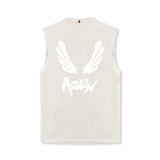 0807. Tech Essential™ Relaxed Cutoff - Stone/White "Brush Wings/ASRV"