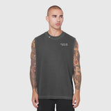 0807. Tech Essential™ Relaxed Cutoff - Faded Grey "Eagle"