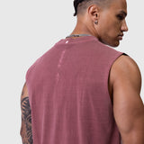 0807. Tech Essential™ Relaxed Cutoff - Faded Crimson