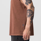 0807. Tech Essential™ Relaxed Cutoff - Faded Rust