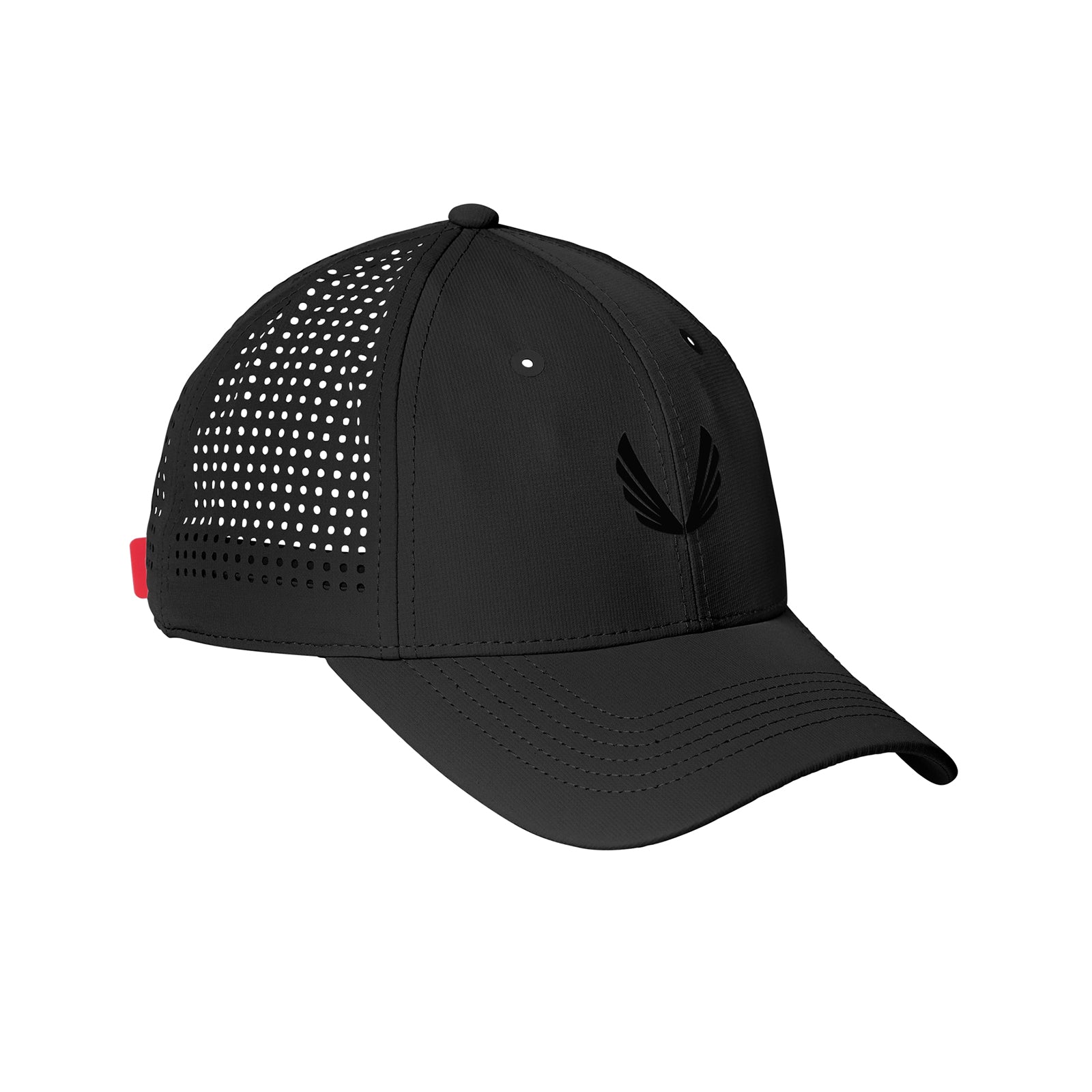 0818. Performance Sport Cap - Black/Black 