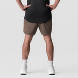 0823. Tetra-Lite® 7" Linerless Short - Deep Taupe "Wings"