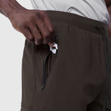 0825. Tetra-Lite® Cargo High Rib Jogger - Dark Earth