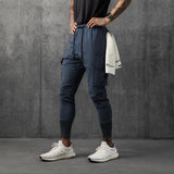 0825. Tetra-Lite® Cargo High Rib Jogger - Navy