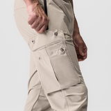 0825. Tetra-Lite® Cargo High Rib Jogger - Beige