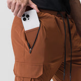 0825. Tetra-Lite® Cargo High Rib Jogger - Rust