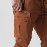 0825. Tetra-Lite® Cargo High Rib Jogger - Rust