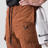 0825. Tetra-Lite® Cargo High Rib Jogger - Rust