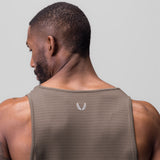 0835. 3D-Lite® 2.0 Drop Hem Tank - Deep Taupe "OTWR"