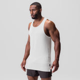 0835. 3D-Lite® 2.0 Drop Hem Tank - White "OTWR"
