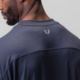 0841. 3D-Lite® 2.0 3/4-Sleeve Oversized Tee - Navy "OTWR"