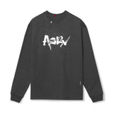 0851. Tech Essential™ Relaxed Long Sleeve - Space Grey "Koi"