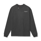 0851. Tech Essential™ Relaxed Long Sleeve - Space Grey "Brush Wings/ASRV"