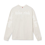 0851. Tech Essential™ Relaxed Long Sleeve - Stone/White "OTWR"
