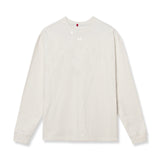 0851. Tech Essential™ Relaxed Long Sleeve - Stone/White "OTWR"