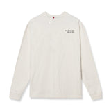 0851. Tech Essential™ Relaxed Long Sleeve - Stone "Brush Wings/ASRV"