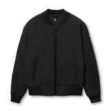 0858. Ripstop Insulated Bomber Jacket - Black