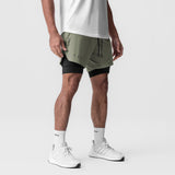 0866. Tetra-Lite® 7" Liner Short - Sage "ASRV"/Black