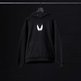 0874. Tech-Terry™ Zip Pocket Hoodie - Black "Motion Blur"