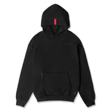 0874. Tech-Terry™ Zip Pocket Hoodie - Black/Black "Brush Wings/ASRV"