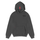 0874. Tech-Terry™ Zip Pocket Hoodie - Space Grey/Black "Brush Wings/ASRV"