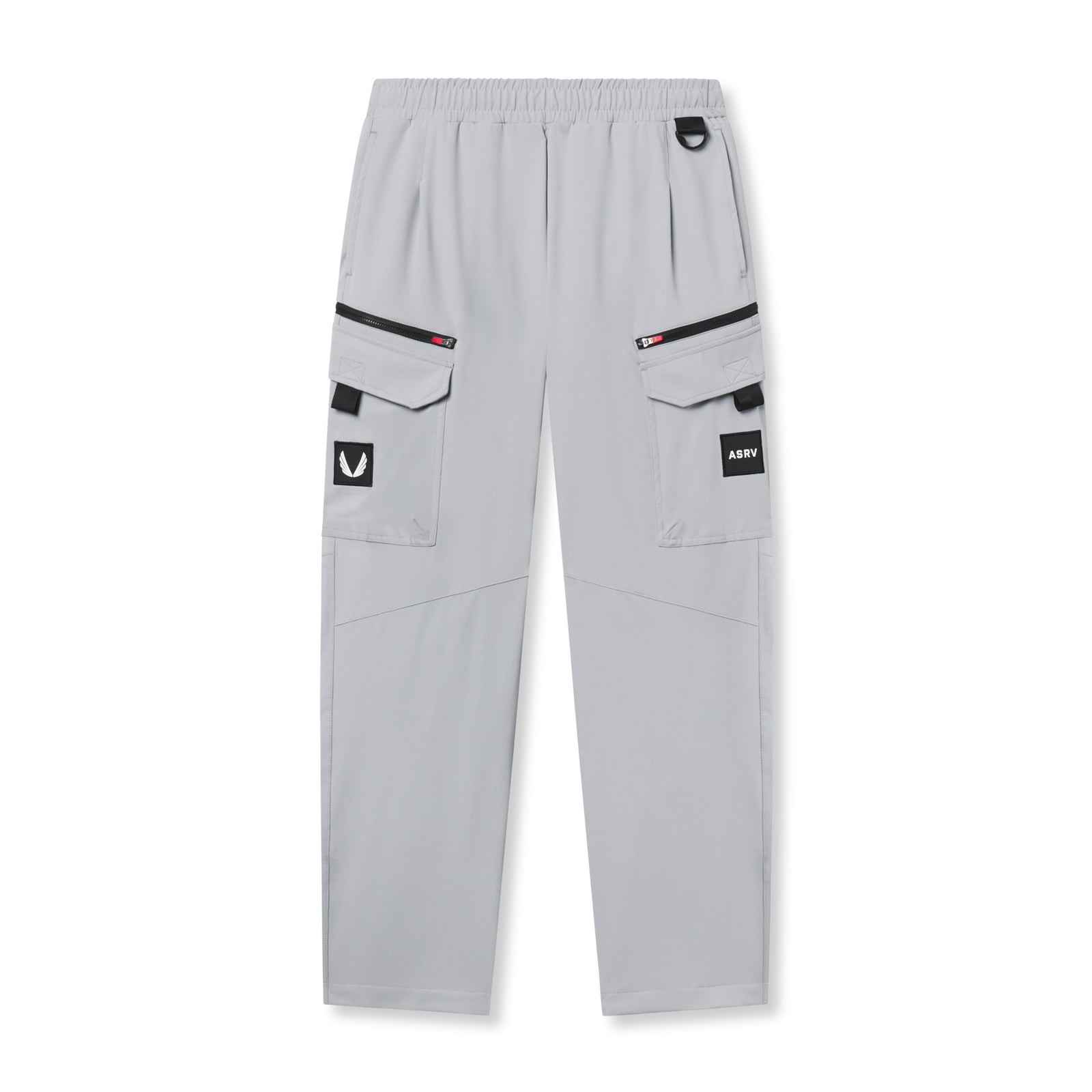 flatlay Tetra Weather-Ready City Pant in slate grey, front view