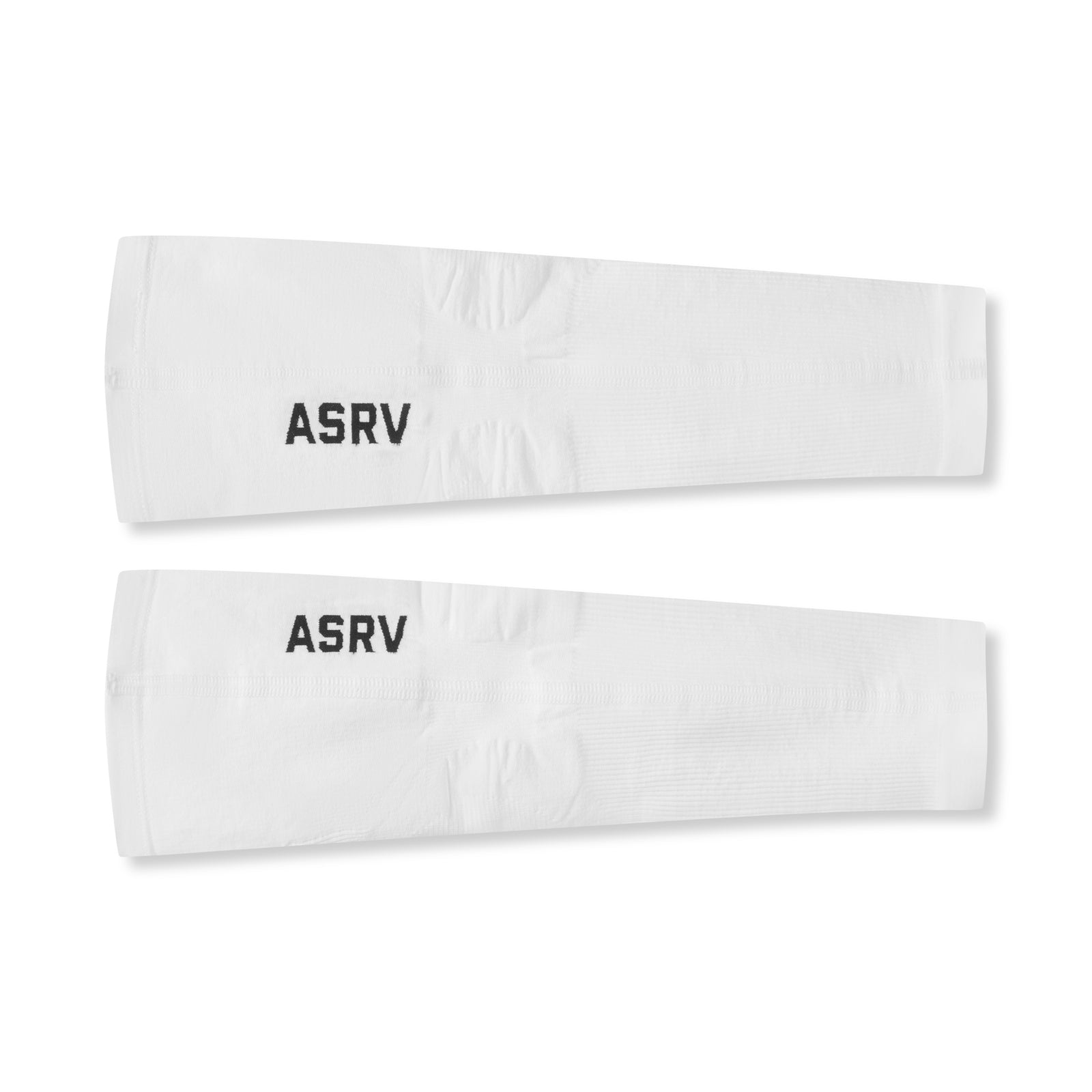 of ASRV Body-Mapped Arm Sleeves in white, pair view
