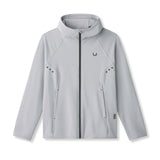0943. Performance Fleece Zip Hoodie - Slate Grey