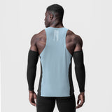 0949. Laser-Vent™ Singlet Tank - Light Sky/Black